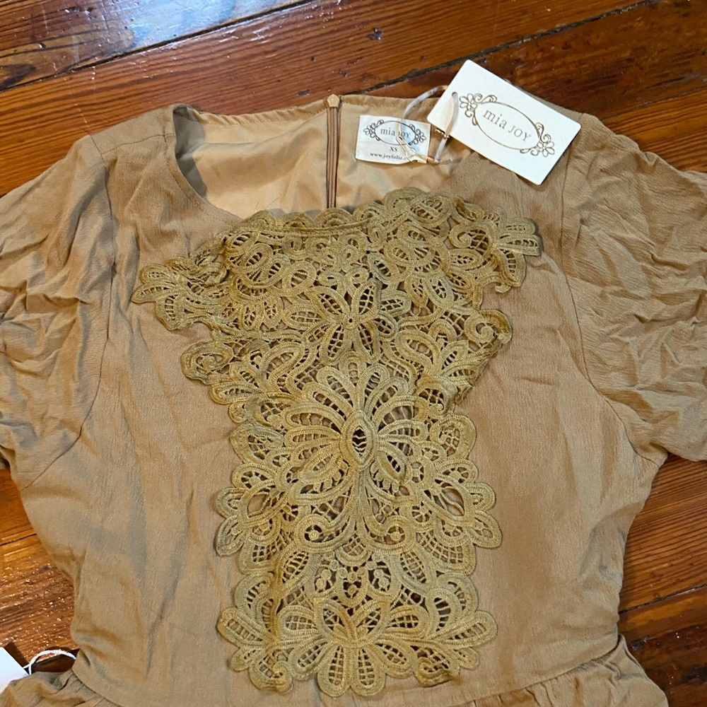 Joyfolie Dress in Marigold size XS